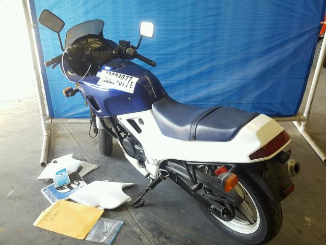 JH2MC1518KM101242 - 1989 HONDA VTR250 BLUE photo 3