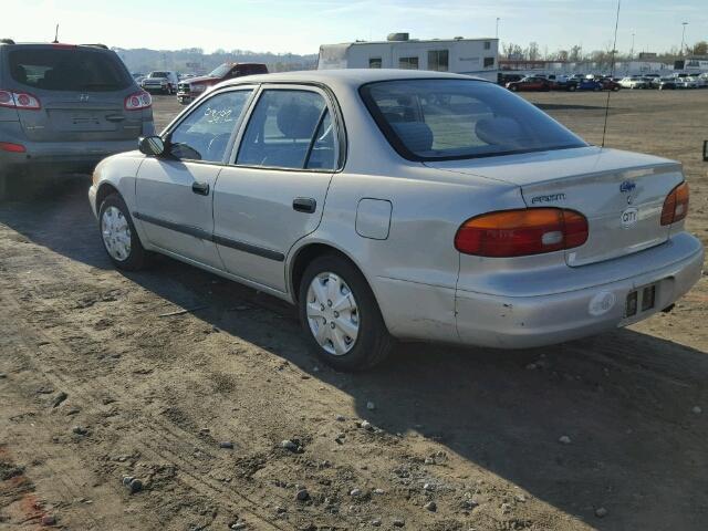 1Y1SK5284YZ435707 - 2000 CHEVROLET GEO PRIZM SILVER photo 3