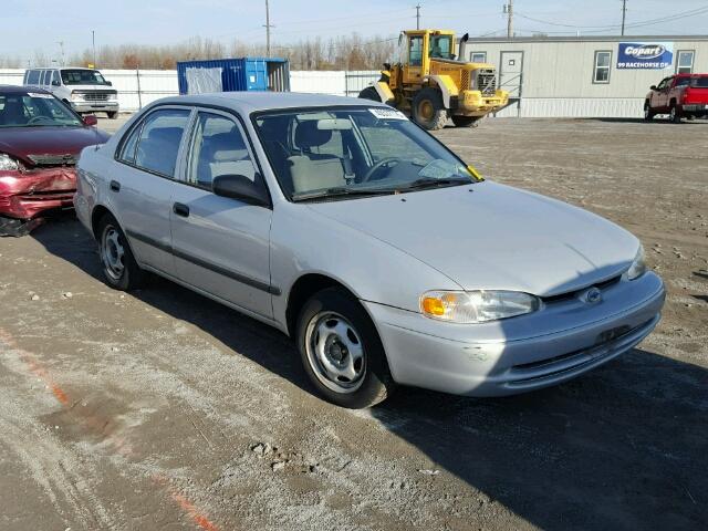 1Y1SK5284YZ435707 - 2000 CHEVROLET GEO PRIZM SILVER photo 9