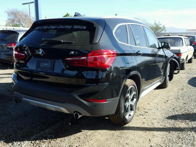 WBXHT3C32H5F70104 - 2017 BMW X1 XDRIVE2 BLACK photo 4