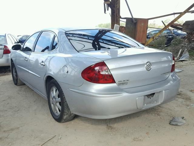 2G4WD532551345699 - 2005 BUICK LACROSSE C SILVER photo 3