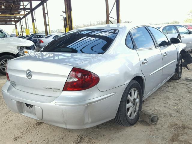 2G4WD532551345699 - 2005 BUICK LACROSSE C SILVER photo 4