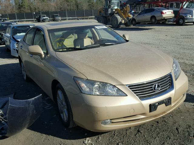 JTHBJ46G872016154 - 2007 LEXUS ES 350 GOLD photo 1