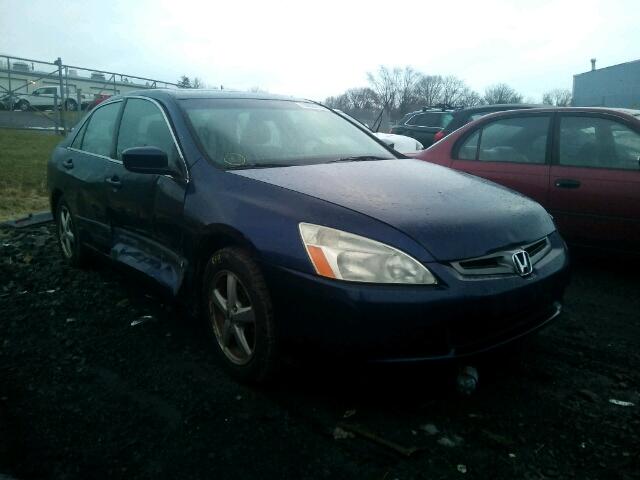 1HGCM55603A145289 - 2003 HONDA ACCORD EX BLUE photo 1