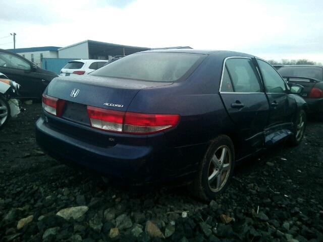 1HGCM55603A145289 - 2003 HONDA ACCORD EX BLUE photo 4