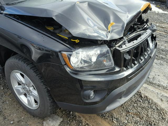 1C4NJCBA4FD427452 - 2015 JEEP COMPASS SP BLACK photo 9