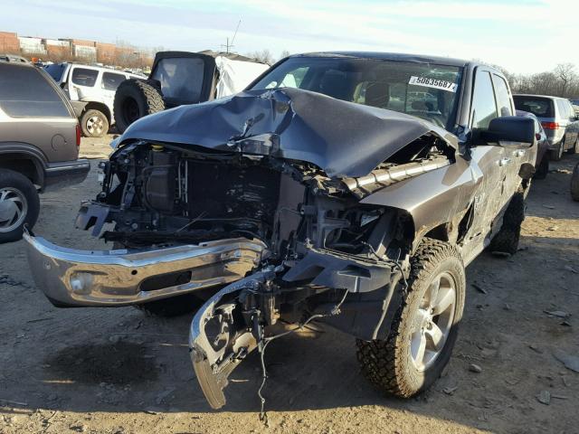 1C6RR7LT7ES214174 - 2014 RAM 1500 SLT გრაფიტი ფოტო 2