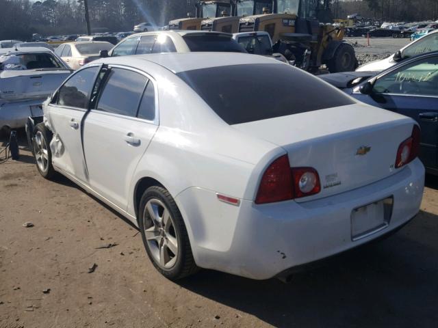 1G1ZH57B99F250053 - 2009 CHEVROLET MALIBU 1LT WHITE photo 3