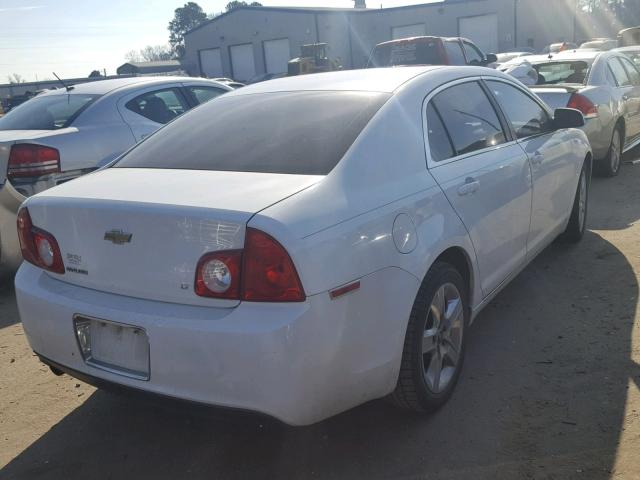 1G1ZH57B99F250053 - 2009 CHEVROLET MALIBU 1LT WHITE photo 4