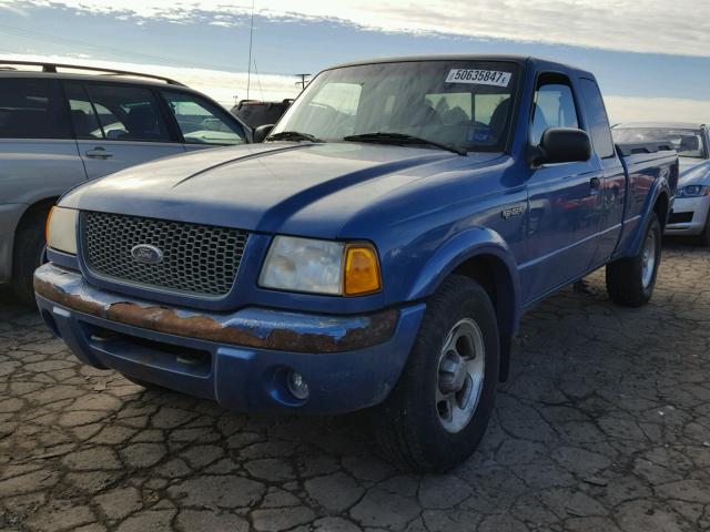 1FTZR15E21PA68610 - 2001 FORD RANGER SUP BLUE photo 2