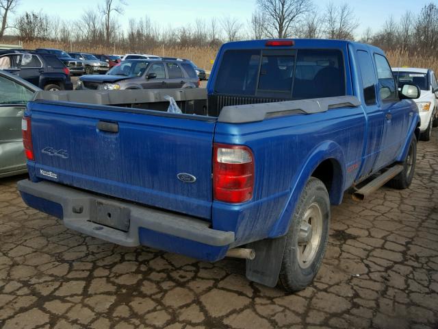 1FTZR15E21PA68610 - 2001 FORD RANGER SUP BLUE photo 4