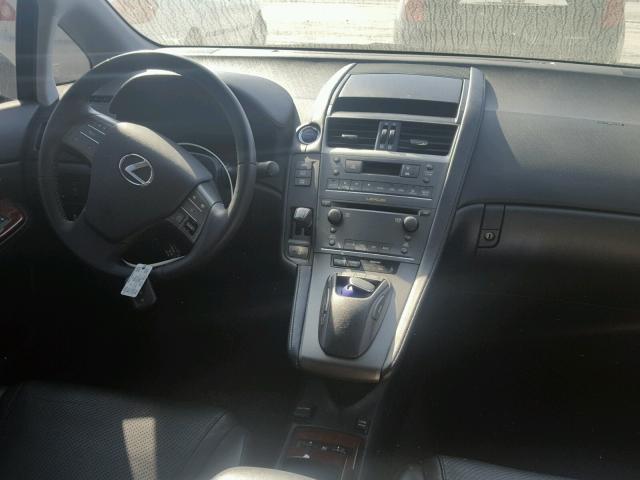 JTHBB1BA6A2014326 - 2010 LEXUS HS 250H BLACK photo 9