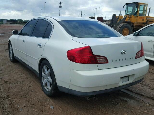 JNKCV51E63M334163 - 2003 INFINITI G35 WHITE photo 3