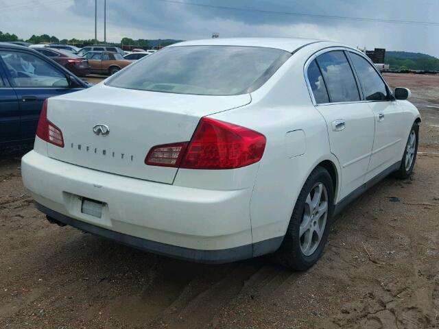 JNKCV51E63M334163 - 2003 INFINITI G35 WHITE photo 4