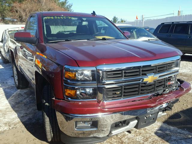 1GCNKREC4FZ278931 - 2015 CHEVROLET SILVERADO RED photo 1