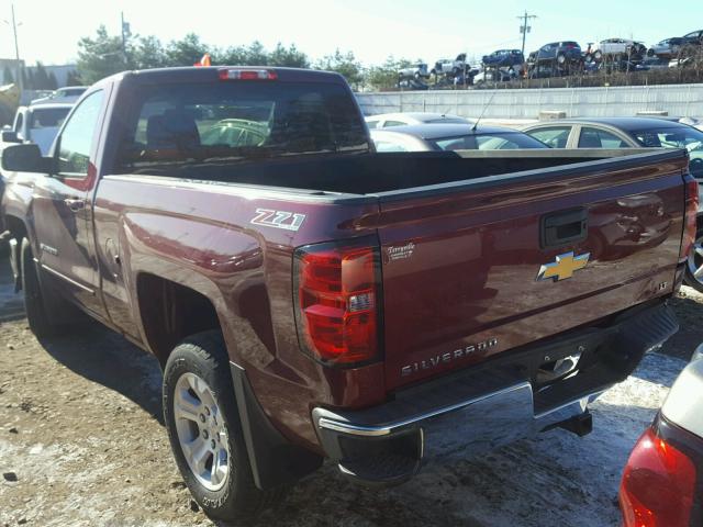 1GCNKREC4FZ278931 - 2015 CHEVROLET SILVERADO RED photo 3