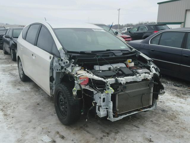 JTDZN3EU9C3054177 - 2012 TOYOTA PRIUS V WHITE photo 1