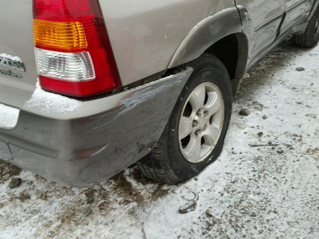 4F2CU08141KM28447 - 2001 MAZDA TRIBUTE LX TAN photo 9