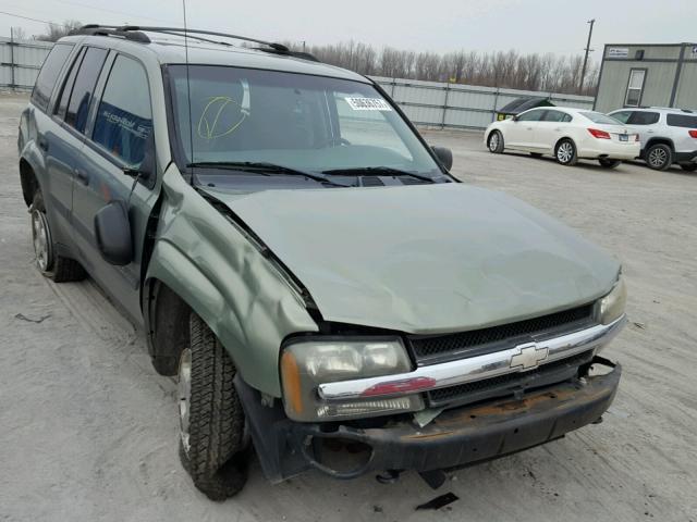 1GNDT13S432231026 - 2003 CHEVROLET TRAILBLAZE GREEN photo 1