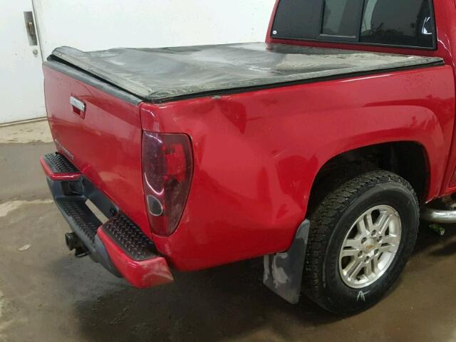 1GCJTCDE4A8112807 - 2010 CHEVROLET COLORADO L RED photo 9