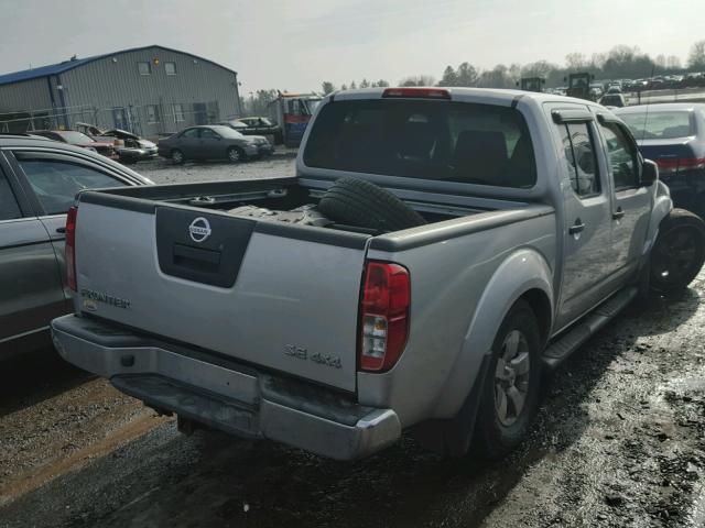 1N6AD0EV0AC446496 - 2010 NISSAN FRONTIER C SILVER photo 4