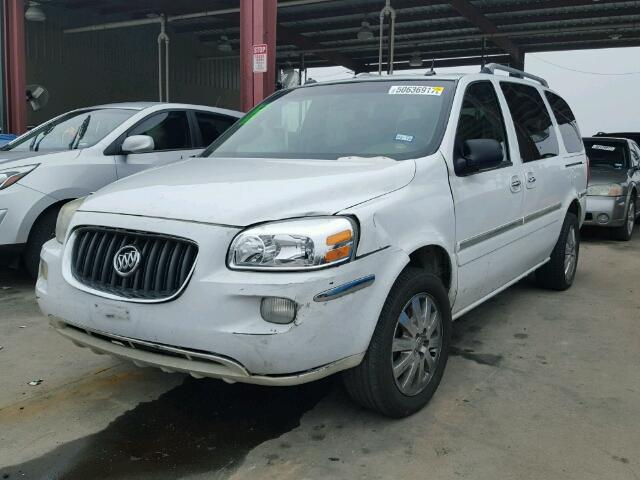 5GADV33L65D223574 - 2005 BUICK TERRAZA CX WHITE photo 2