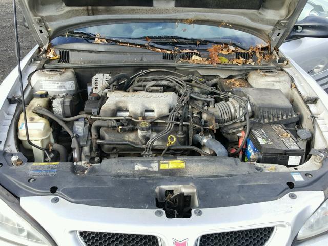 1G2NF52E61M675831 - 2001 PONTIAC GRAND AM S SILVER photo 7