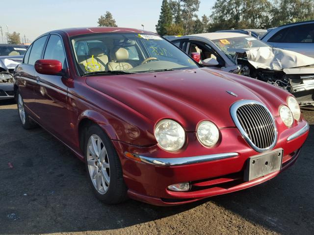 SAJDA01N22FM25827 - 2002 JAGUAR S-TYPE BURGUNDY photo 1