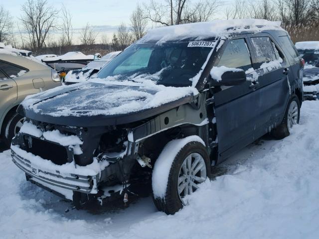 1FM5K7B86HGA68359 - 2017 FORD EXPLORER BLACK photo 2