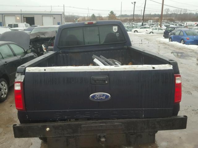 1FTSF31FXYEB80579 - 2000 FORD F350 SRW S BLUE photo 6