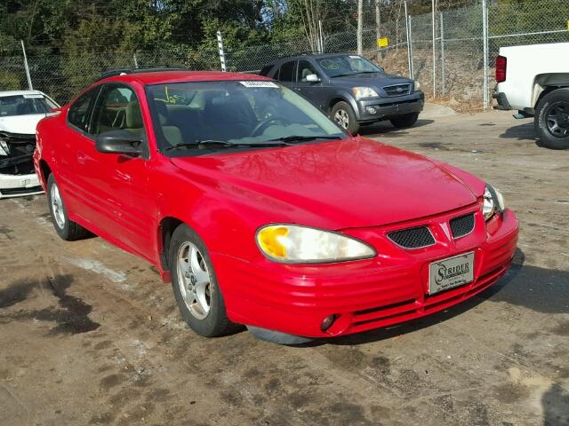 1G2NF12F12C130628 - 2002 PONTIAC GRAND AM S RED photo 1