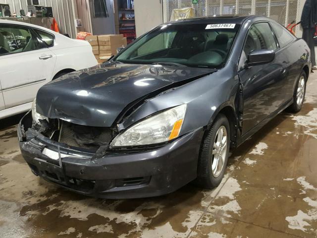 1HGCM72767A013524 - 2007 HONDA ACCORD EX BLUE photo 2