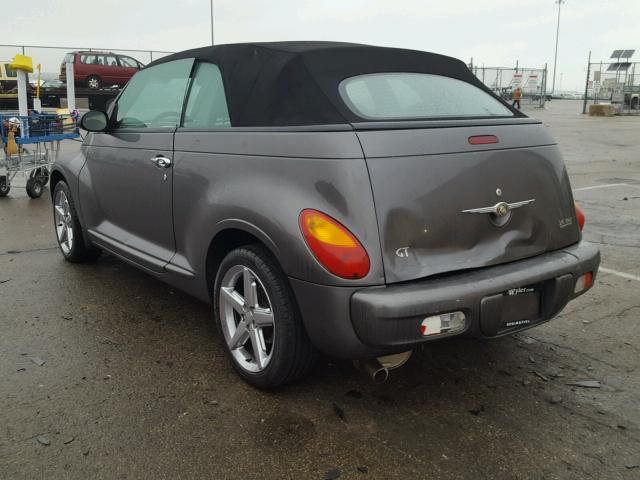 3C3AY75S95T283898 - 2005 CHRYSLER PT CRUISER GRAY photo 3