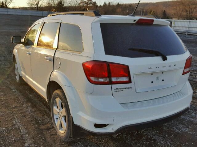 3D4PH1FG8BT568085 - 2011 DODGE JOURNEY MA WHITE photo 3