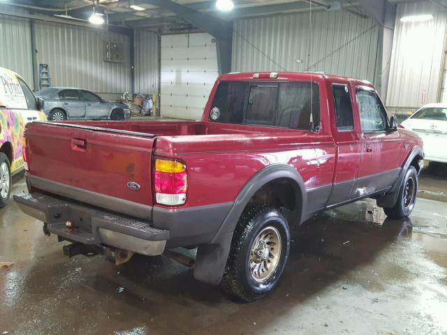 1FTZR15X6WTA07874 - 1998 FORD RANGER SUP RED photo 4