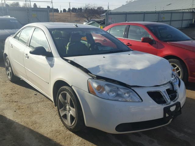 1G2ZG57B084147256 - 2008 PONTIAC G6 BASE WHITE photo 1