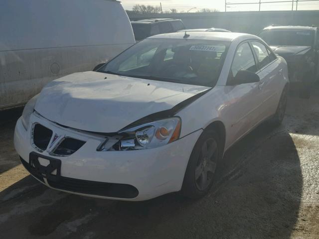 1G2ZG57B084147256 - 2008 PONTIAC G6 BASE WHITE photo 2