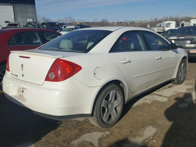 1G2ZG57B084147256 - 2008 PONTIAC G6 BASE WHITE photo 4