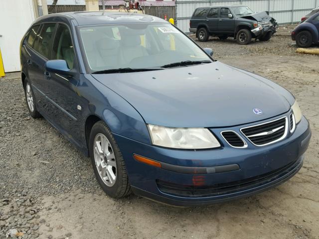 YS3FD59Y771100212 - 2007 SAAB 9-3 2.0T BLUE photo 1