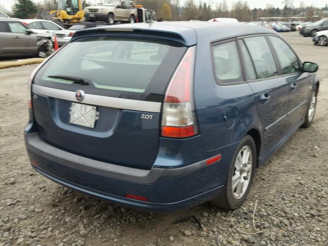 YS3FD59Y771100212 - 2007 SAAB 9-3 2.0T BLUE photo 4