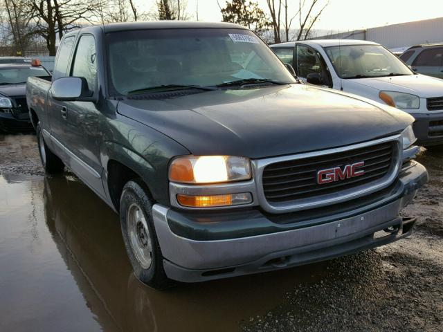 1GTEC19V81Z156043 - 2001 GMC NEW SIERRA GREEN photo 1