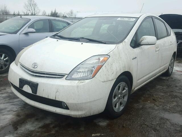 JTDKB20U173252902 - 2007 TOYOTA PRIUS WHITE photo 2