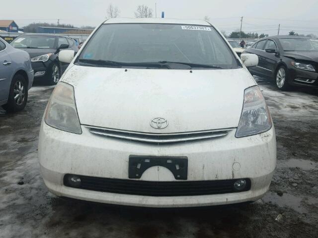 JTDKB20U173252902 - 2007 TOYOTA PRIUS WHITE photo 9