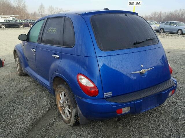 3A8FY58B76T256484 - 2006 CHRYSLER PT CRUISER BLUE photo 3