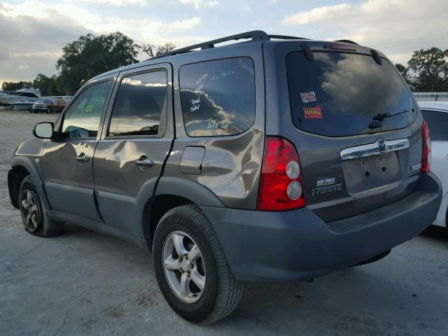 4F2YZ92Z46KM21144 - 2006 MAZDA TRIBUTE I GRAY photo 3