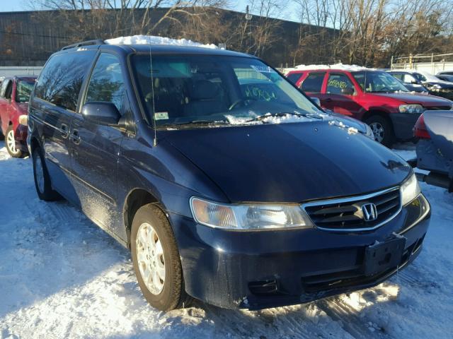 5FNRL18994B009231 - 2004 HONDA ODYSSEY EX BLUE photo 1