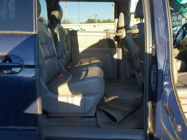 5FNRL18994B009231 - 2004 HONDA ODYSSEY EX BLUE photo 6