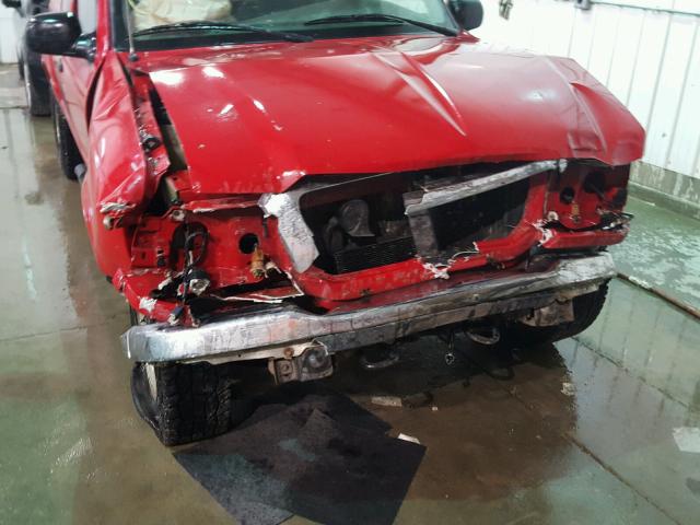 1FTYR15E34PB34713 - 2004 FORD RANGER SUP RED photo 9