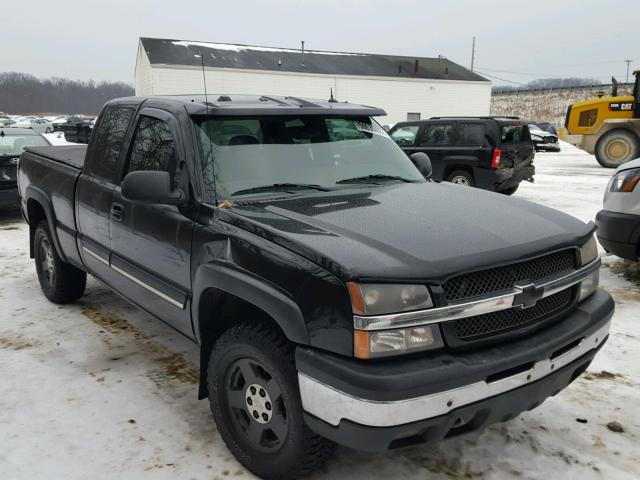 1GCEK19T94E224170 - 2004 CHEVROLET SILVERADO BLACK photo 1