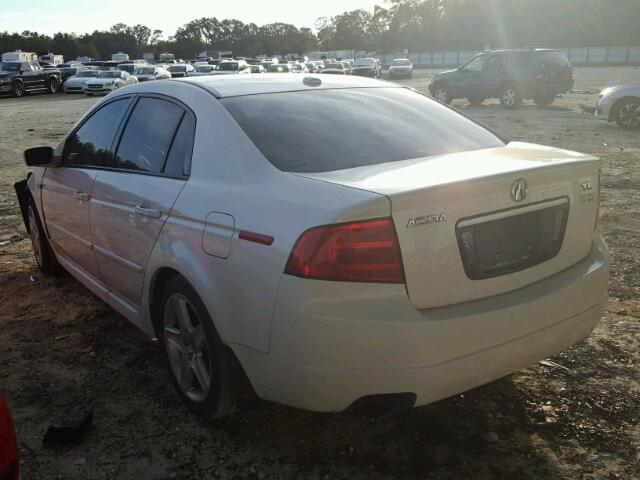 19UUA66266A045426 - 2006 ACURA 3.2TL WHITE photo 3